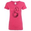 Women’s Glitter V-Neck T-Shirt Thumbnail