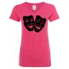 Women’s Glitter V-Neck T-Shirt Thumbnail