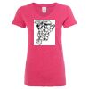 Women’s Glitter V-Neck T-Shirt Thumbnail