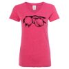 Women’s Glitter V-Neck T-Shirt Thumbnail