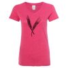 Women’s Glitter V-Neck T-Shirt Thumbnail