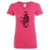 Women’s Glitter V-Neck T-Shirt Thumbnail