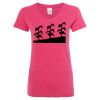 Women’s Glitter V-Neck T-Shirt Thumbnail