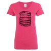 Women’s Glitter V-Neck T-Shirt Thumbnail