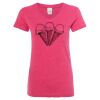 Women’s Glitter V-Neck T-Shirt Thumbnail