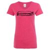 Women’s Glitter V-Neck T-Shirt Thumbnail