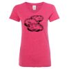 Women’s Glitter V-Neck T-Shirt Thumbnail