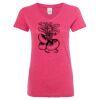 Women’s Glitter V-Neck T-Shirt Thumbnail