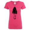 Women’s Glitter V-Neck T-Shirt Thumbnail