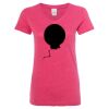 Women’s Glitter V-Neck T-Shirt Thumbnail