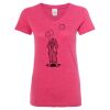 Women’s Glitter V-Neck T-Shirt Thumbnail