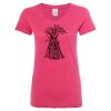 Women’s Glitter V-Neck T-Shirt Thumbnail