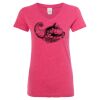 Women’s Glitter V-Neck T-Shirt Thumbnail