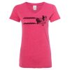 Women’s Glitter V-Neck T-Shirt Thumbnail