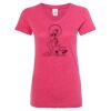 Women’s Glitter V-Neck T-Shirt Thumbnail