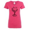 Women’s Glitter V-Neck T-Shirt Thumbnail