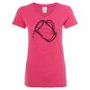 Women’s Glitter V-Neck T-Shirt Thumbnail
