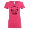 Women’s Glitter V-Neck T-Shirt Thumbnail