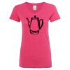 Women’s Glitter V-Neck T-Shirt Thumbnail