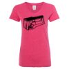 Women’s Glitter V-Neck T-Shirt Thumbnail