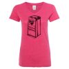 Women’s Glitter V-Neck T-Shirt Thumbnail