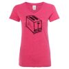 Women’s Glitter V-Neck T-Shirt Thumbnail
