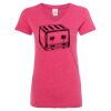 Women’s Glitter V-Neck T-Shirt Thumbnail