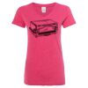 Women’s Glitter V-Neck T-Shirt Thumbnail