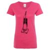 Women’s Glitter V-Neck T-Shirt Thumbnail