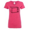 Women’s Glitter V-Neck T-Shirt Thumbnail