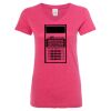 Women’s Glitter V-Neck T-Shirt Thumbnail