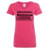 Women’s Glitter V-Neck T-Shirt Thumbnail
