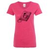 Women’s Glitter V-Neck T-Shirt Thumbnail