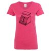 Women’s Glitter V-Neck T-Shirt Thumbnail