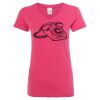 Women’s Glitter V-Neck T-Shirt Thumbnail