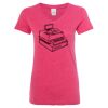 Women’s Glitter V-Neck T-Shirt Thumbnail