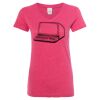 Women’s Glitter V-Neck T-Shirt Thumbnail