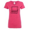 Women’s Glitter V-Neck T-Shirt Thumbnail