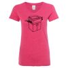 Women’s Glitter V-Neck T-Shirt Thumbnail