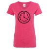 Women’s Glitter V-Neck T-Shirt Thumbnail