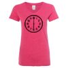 Women’s Glitter V-Neck T-Shirt Thumbnail