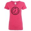 Women’s Glitter V-Neck T-Shirt Thumbnail