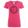 Women’s Glitter V-Neck T-Shirt Thumbnail