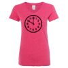 Women’s Glitter V-Neck T-Shirt Thumbnail