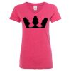 Women’s Glitter V-Neck T-Shirt Thumbnail