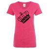 Women’s Glitter V-Neck T-Shirt Thumbnail