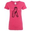 Women’s Glitter V-Neck T-Shirt Thumbnail