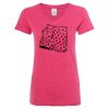Women’s Glitter V-Neck T-Shirt Thumbnail