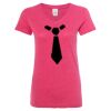 Women’s Glitter V-Neck T-Shirt Thumbnail