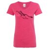 Women’s Glitter V-Neck T-Shirt Thumbnail